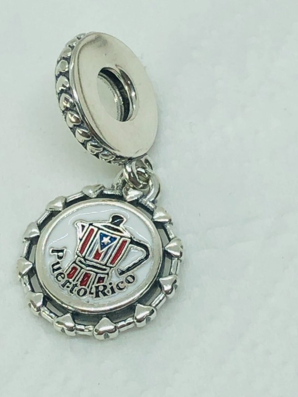 ✨ ✨Pandora Puerto Rico Moka Pot Dangle Charm